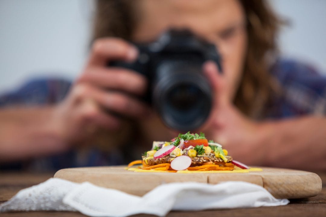 Fotógrafo profesional sesión de fotogrtafía gastronómica
